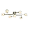 Reyna 7 Light Semi Flush Polished Chrome With ClearOpal Glass