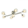 Reyna 7 Light Semi Flush Polished Chrome With ClearOpal Glass
