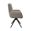 Torelli Rimini swivel armchair in oatmeal fabric