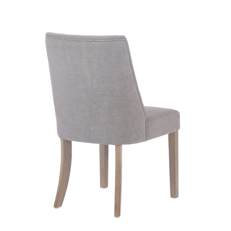 Rosa Sand Linen Dining Chair (Set of 2)
