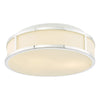 Royce 2 Light Bathroom Flush Ceiling Lighting with Opal Glass Shade