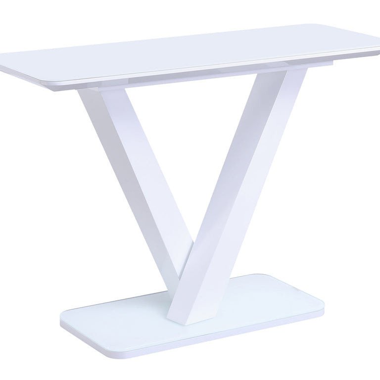 Rafael Console Table  White Gloss