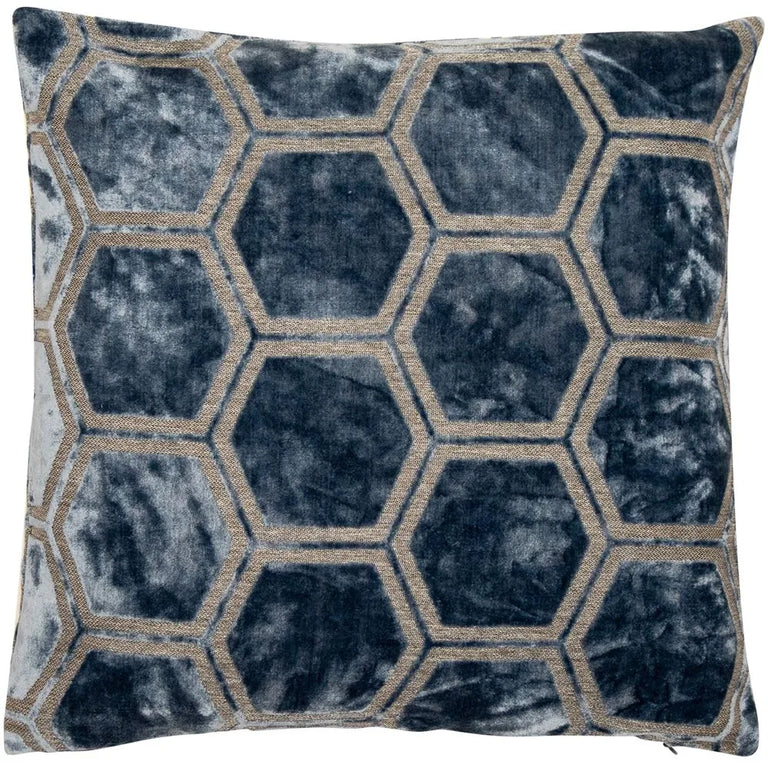 Malini Ivor Blue Cushion