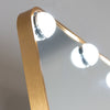 Full-Length LED Light Mirror – Gold Rectangular Mirror 170x70