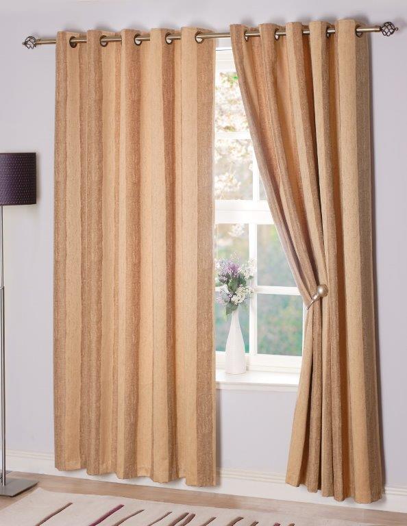 Toulon Curtains Antique Gold 90x90in - Display Curtains