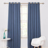 Toulon Interlined Eyelet Curtains  Navy