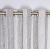 Toulon Interlined Eyelet Curtains  Silver
