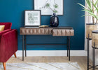 Latina Espresso Oak Console Table