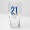 21st Birthday Pint Glass