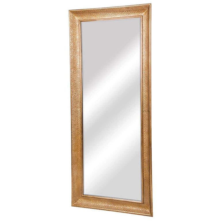 Fern Cottage Hand Hammered Leaning Mirror
