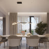 Industrial-style black LED wall light GALAKSE

