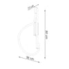 Wall lighting GALAKSE black LED light fixture
