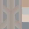 Sophisticated geometric wallpaper pink and grey tones from Graham Brown Wallpaper collection.