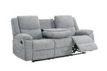 Weston 3 Seater Sofa Recliner Grey