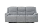 Weston 3 Seater Sofa Recliner Grey