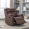 The Casey Recliner Chair in Chestnut offers a luxurious and comfortable seating option, featuring a rich chestnut brown color that adds warmth to any living space.