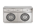 Crystal Sideboard with Square Mirror