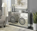 Crystal Sideboard With Rectangular Mirror