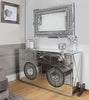 Crystal Sideboard With Rectangular Mirror