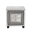 Crystal 2 Drawer Lamp Table