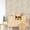 Ushi Ocher Mustard Wallpaper