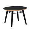 Lotti Round Lamp Table Black