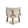 Meg Hawkins Storage Footstool Hare