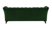 Newport 3 Seater Green Velvet