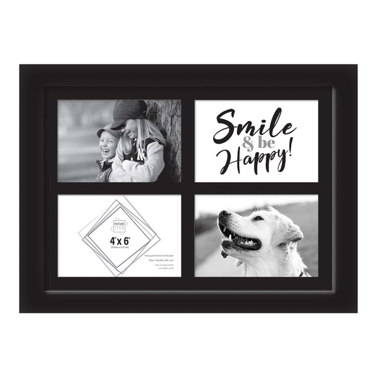 Photo Frames  Black 4 Apperture  4x 6