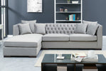 Grey Chesterfield Corner Suite