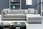 Grey Chesterfield Corner Suite