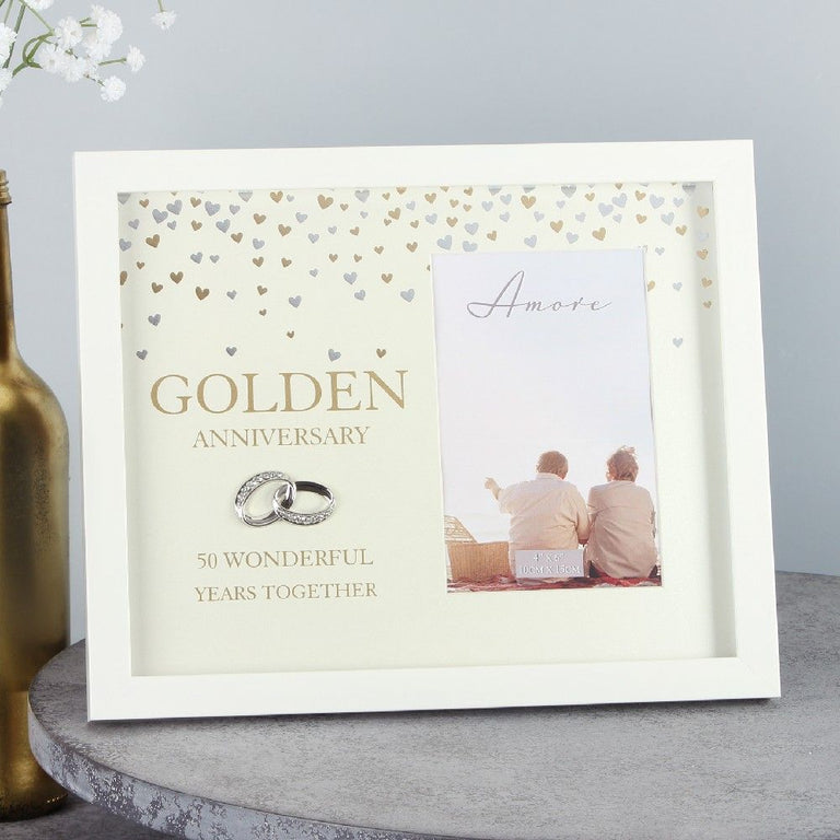 4 X 6  AMORE BY JULIANA FRAME  GOLDEN ANNIVERSARY