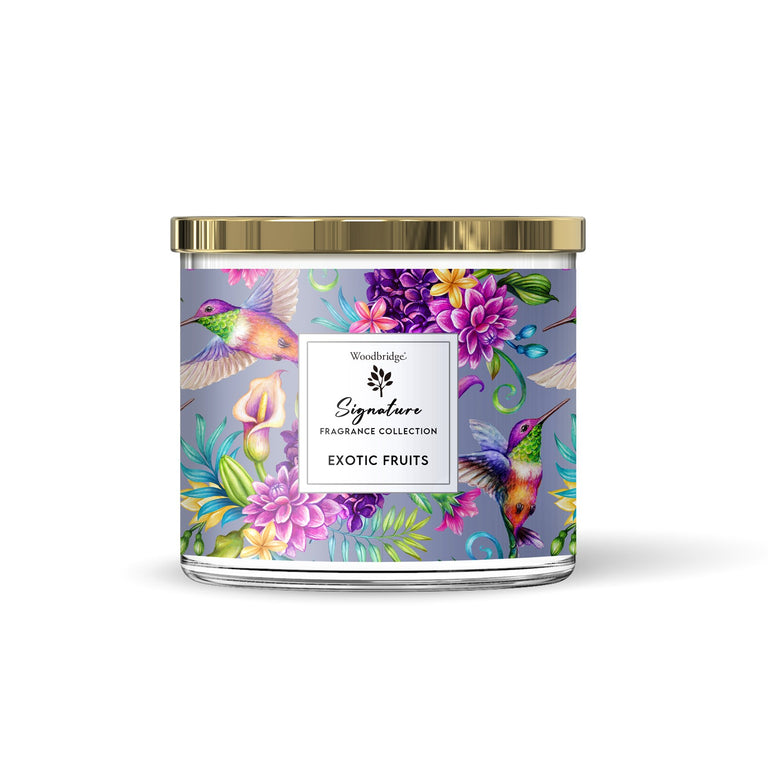 Exotic Fruits Wax Tumbler Candle Jar